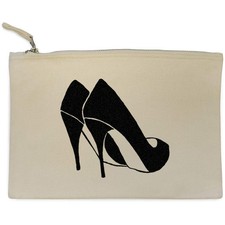'Shoes' Canvas Clutch Bag / Accessory Case (CL00001649)