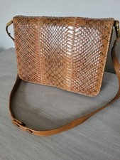 Tan brown real Snakeskin