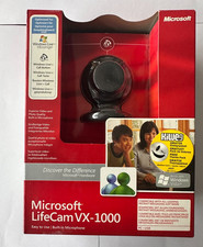 MICROSOFT LIFECAM VX-1000 WITH BUILT IN MICROPHONE NEW SEALED BOX