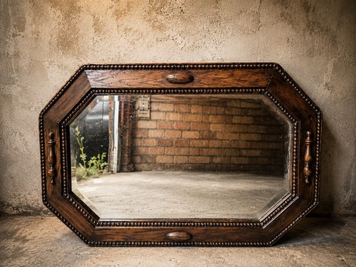 Rare octagonal oak - octagonal, wall