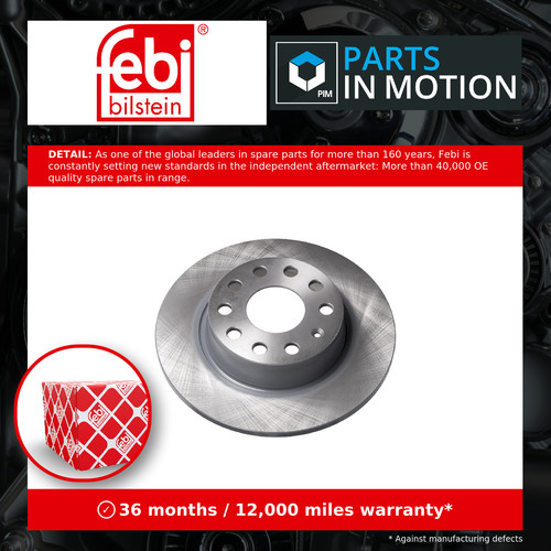 Brake discs pair solid rear - brake,