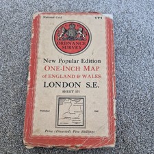 OS Ordnance Survey One Inch
