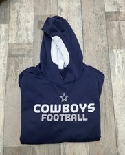 Dallas Cowboys Blue NFL Authentic Sideline Reebok Hoodie - XL