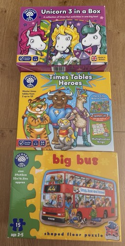 Orchard toys games - toys, x3