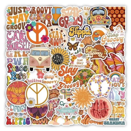 Pcs retro hippie life - 50,