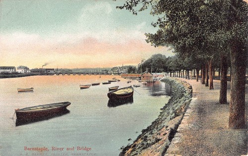 Postcard devon barnstaple - -,