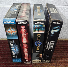 4 Activision Big Boxes - Collection of PC CD games