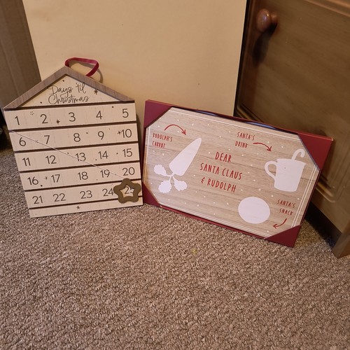Wooden countdown christmas - wooden,