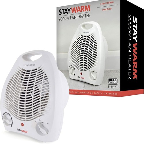 Staywarm 2000w upright fan - upright,