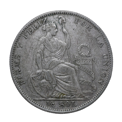 1935 peru sol - sol, seated