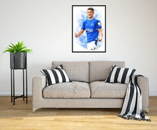 James Tarkowski 2022/23 Digital Art Print - (On Foamex Board or Photo Paper)