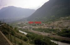 PHOTO  1986 SWITZERLAND VISP VIEW FROM LOTSCHBERG