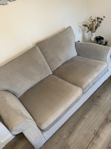 Grey seater sofas - 3,