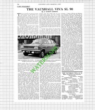 Vauxhall Viva SL 90 Review - 1967 Article