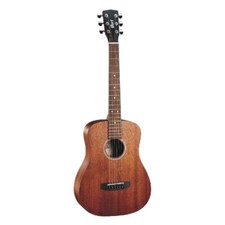 Cort AD-MINI-M-OP-BG 3/4 Size Mini Mahogany Open Pore Acoustic Guitar + Bag