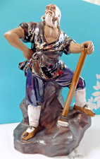 LARGE FIGURINE Chinese Shiwan
