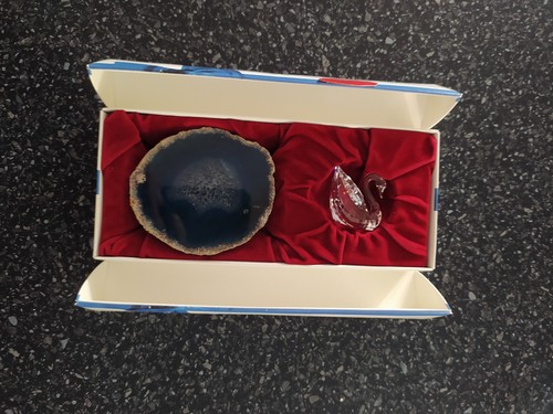 Boxed swarovski swan in - boxed,