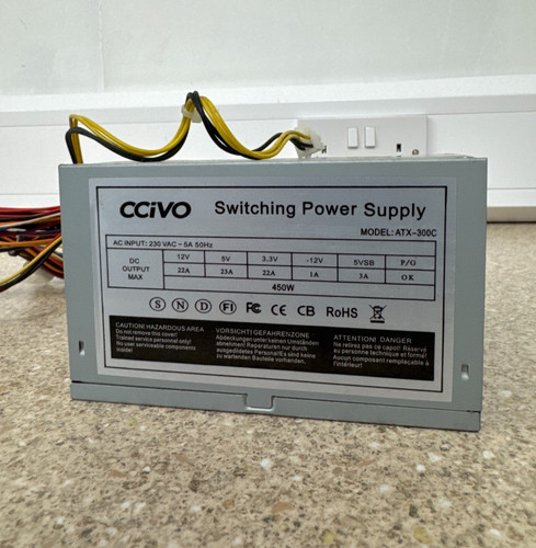 Ccivo 450w atx power - 450w,