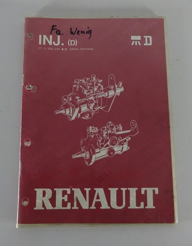 Workshop manual renault diesel - manual,