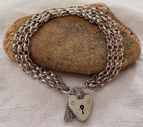 Vintage fancy triple chain - vintage,