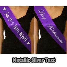 PERSONALISED BIRTHDAY 13TH 16TH 18TH 21ST 30TH 40TH 50TH PARTY SASH PRESENT GIFT