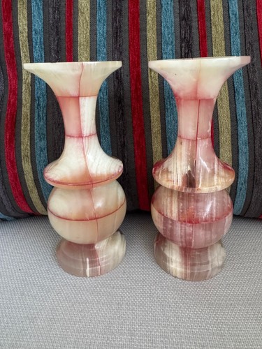 Onyx alabaster bud vase - onyx,