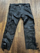 Vintage Black Genuine Leather