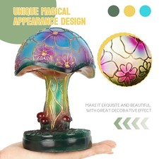 Mushroom Table Lamps Stained