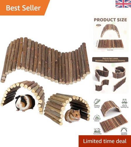 2pcs practical wooden - wooden, hamster
