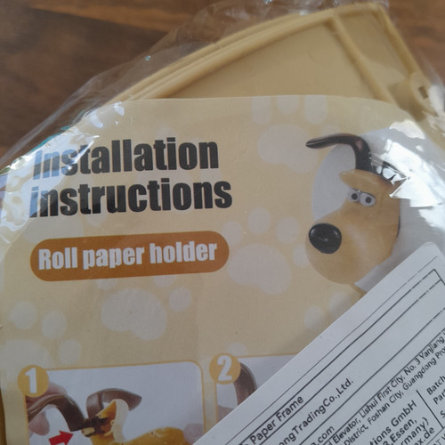 Gromit style toilet roll - style,