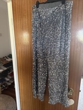 Lipsy London Women's Sequinned Trousers Size 14 Brand New