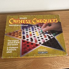 Vintage 1982 Spear’s Games Chinese Checkers Board Game - 100% Complete