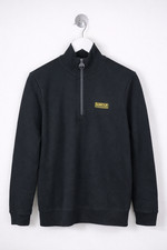 New Barbour Black 1/4 Zip