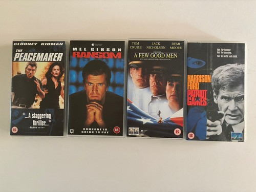 Vhs lot action movies - -,