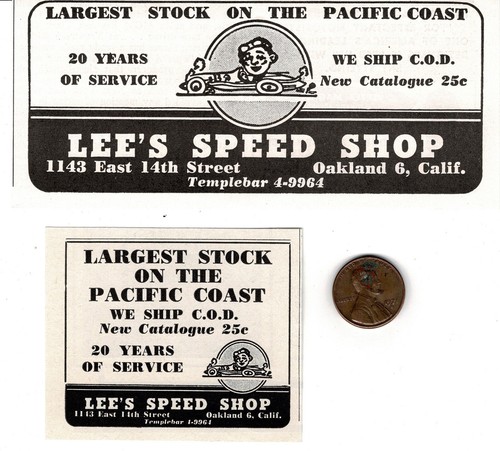 1951 lee speed - lee's, hot