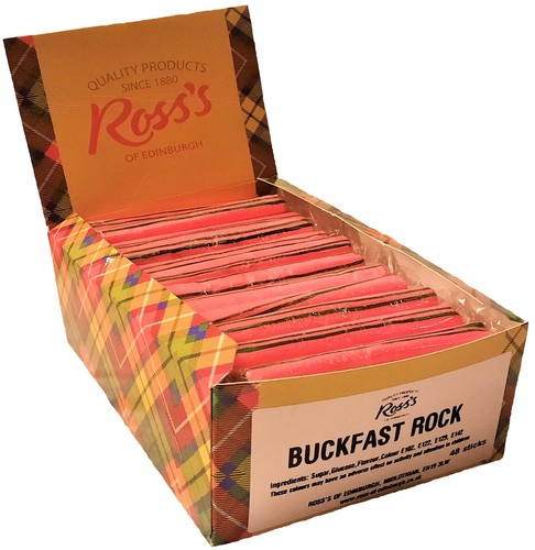 Buckfast rock sticks - rock, blackpool
