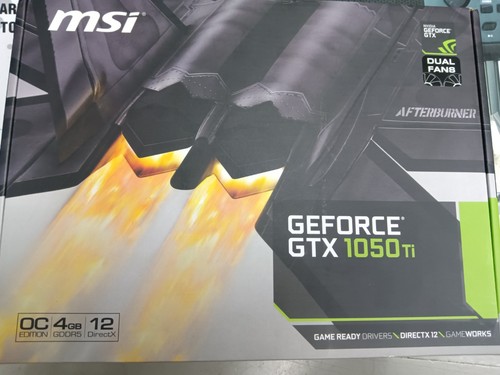 Msi geforce gtx 1050 4gb - geforce, ti