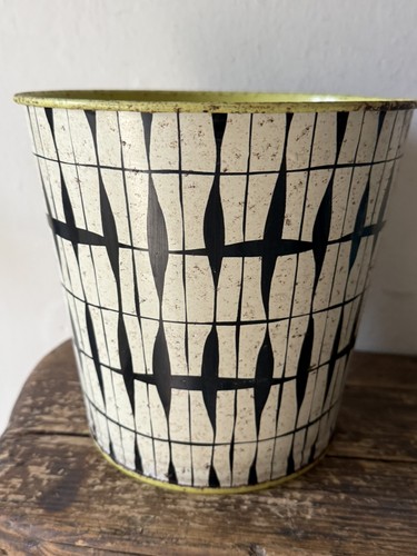 Vintage bin waste paper - bin,