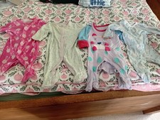 Girls newborn sleepsuit bundle