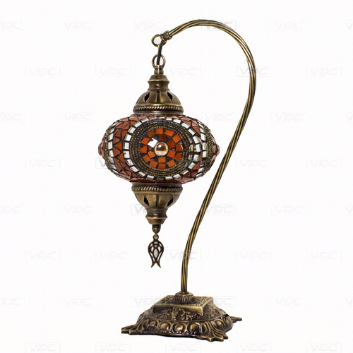 Amber turkish mosaic table - amber,