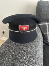 British Railways Train Cap Hat Genuine Rare Vintage Obsolete Size 7 -080949