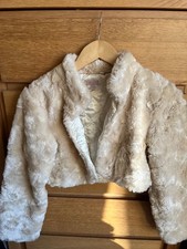 Monsoon Faux Fur bolero style