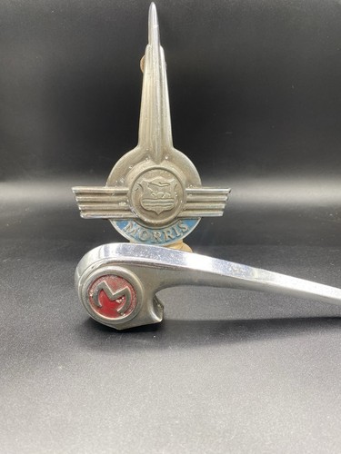 Vintage morris grill badge and - morris,