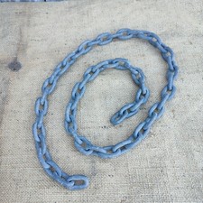 Vintage old galvanised chain - vintage,