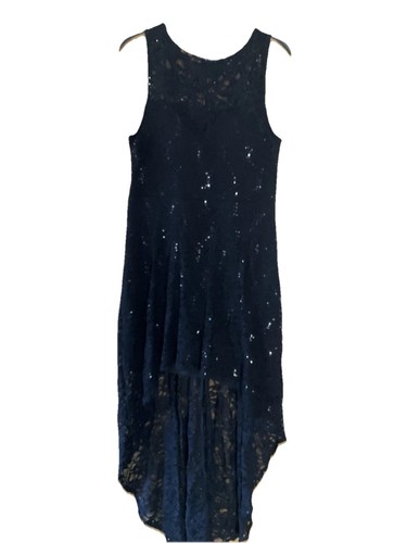 Quiz black lace sequin - quiz,