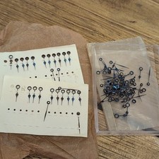 Lot of Antique Blue Pocket Watch Hands Parts for Watchmakers (CW13)