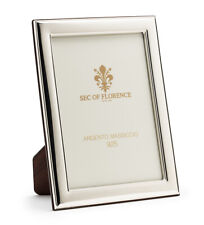 10x8”in Hallmarked Solid 925 Sterling Silver Photo Frame 7312/20x25 wood back UK
