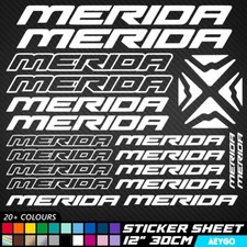22x MERIDA Vinyl Decal