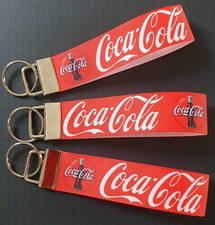 Coca Cola Style Drink Iconic Bottle Logo Original Keyring Key Fob Handmade Gift