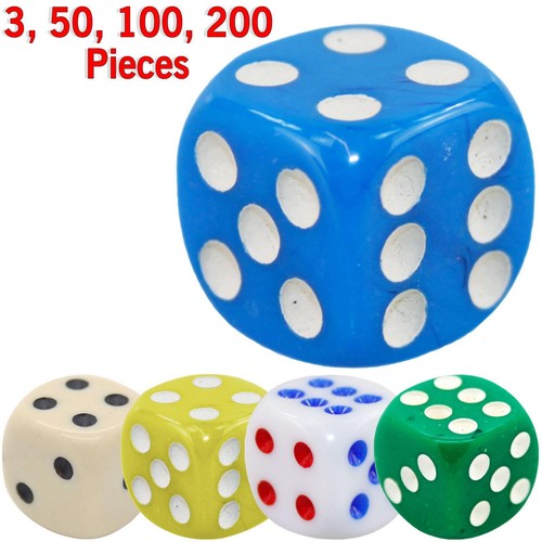 Opaque 16mm dice for - 10,